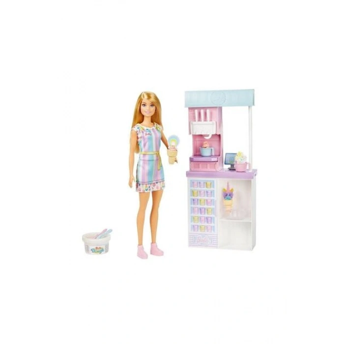 MATTEL HCN46 BARBİE DONDURMA DÜKKANI OYUN SETİ *6