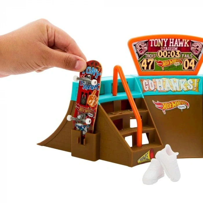 MATTEL HGT91 HOT WHEELS SKATE PARMAK KAYKAY MACERASINA BAŞLANGIÇ SETLERİ *3