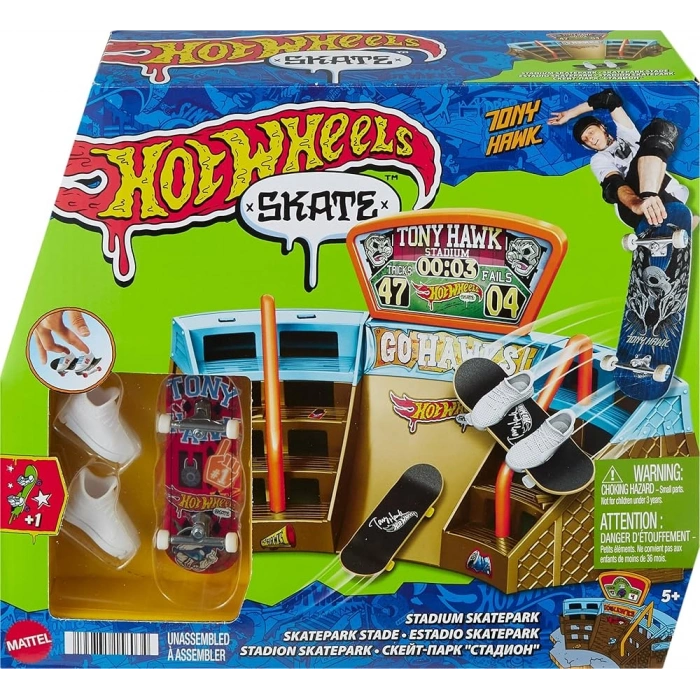 MATTEL HGT91 HOT WHEELS SKATE PARMAK KAYKAY MACERASINA BAŞLANGIÇ SETLERİ *3