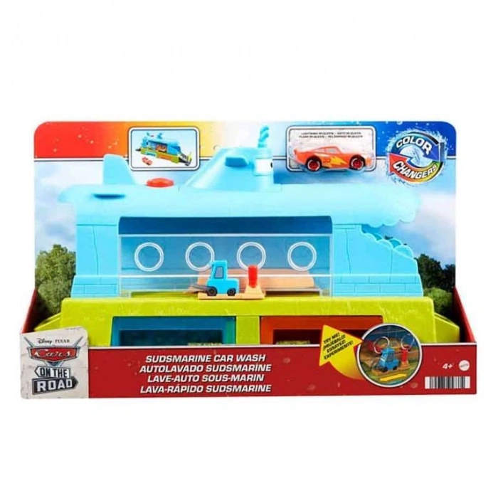 MATTEL HGV70 CARS BALİNA ARABA YIKAMA OYUN SETİ  *2