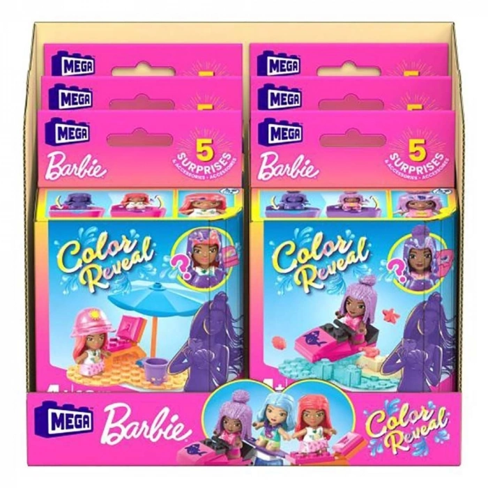 MATTEL HHP85 MEGA BARBİE COLOR REVEAL MİNİ BEBEKLER *6