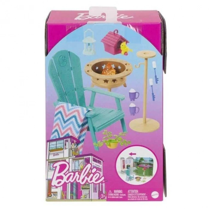 MATTEL HJV32 BARBİENİN EV DEKORASYONU OYUN SETLERİ *3