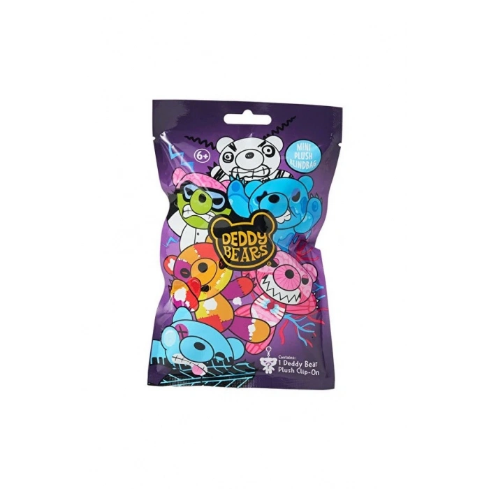 NECO DB/ D302 DEDDY BEARS KLİPSLİ SÜRPRİZ PAKET ASORTİ ( 18Lİ DİSPLAY ) SERİ 3