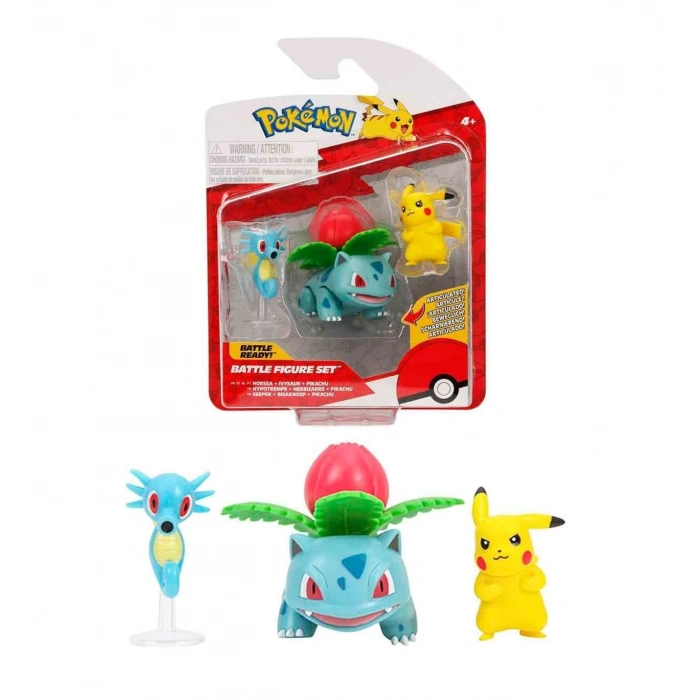 NECO POK/95155-E POKEMON BATTLE 3LÜ FİGÜR SETİ ASORTİ