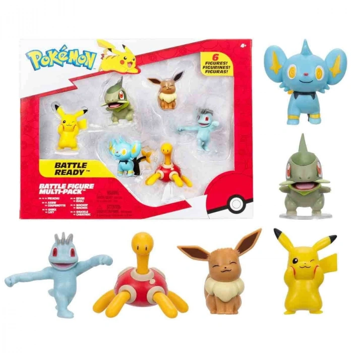 NECO POK/PKW2469-B POKEMON BATTLE 6LI FİGÜR SETİ