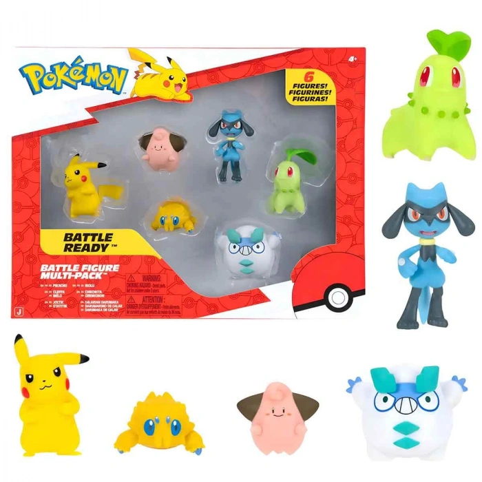 NECO POK/PKW2469-E POKEMON BATTLE 6LI FİGÜR SETİ