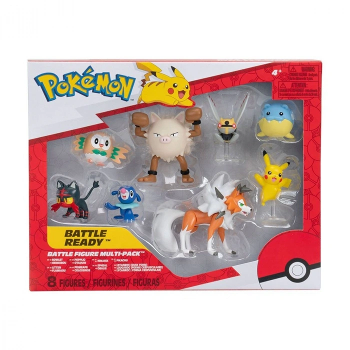 NECO POK/PKW2542-C POKEMON BATTLE 8 Lİ FİGÜR SET