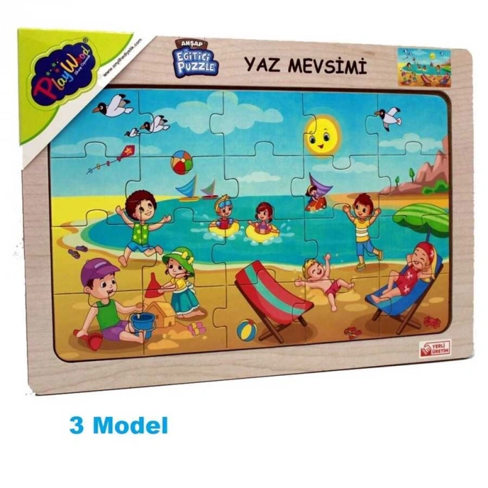 ONYIL ONY-117/118/119/120 AHŞAP EĞİT.PUZZLE YAZ MEVSİM