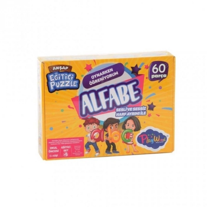 ONYIL ONY-25 EĞİTİCİ AHŞAP PUZZLE ALFABE