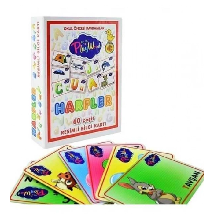 ONYIL ONY-26 EĞİTİCİ RESİMLİ BİLGİ KARTI HARFLER