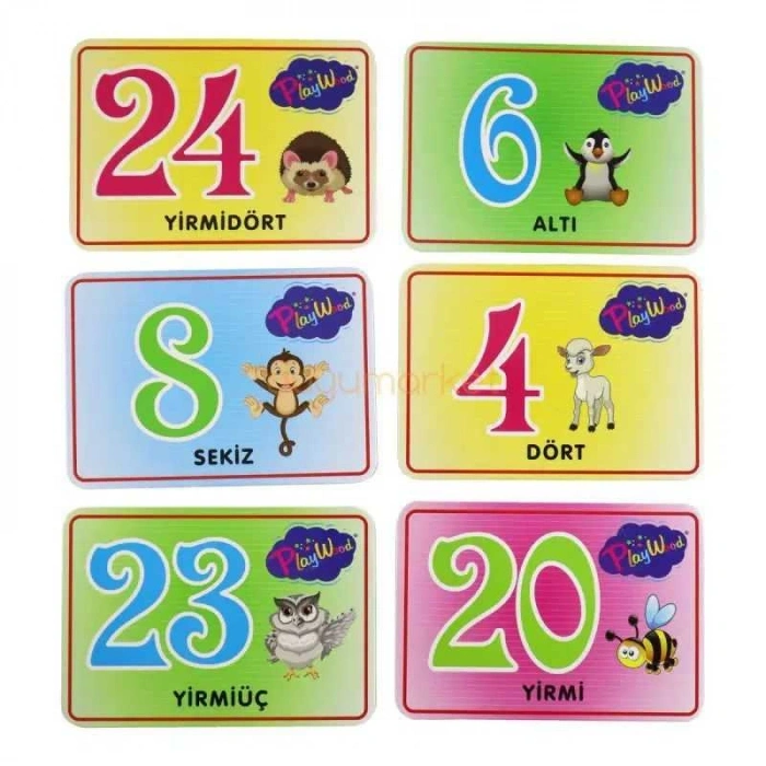 ONYIL ONY-27 EĞİTİCİ RESİMLİ BİLGİ KARTI RAKAMLAR