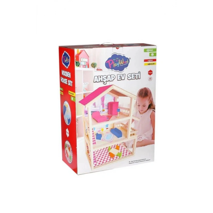 ONYIL ONY-398 KUTUDA AHŞAP EV SETİ