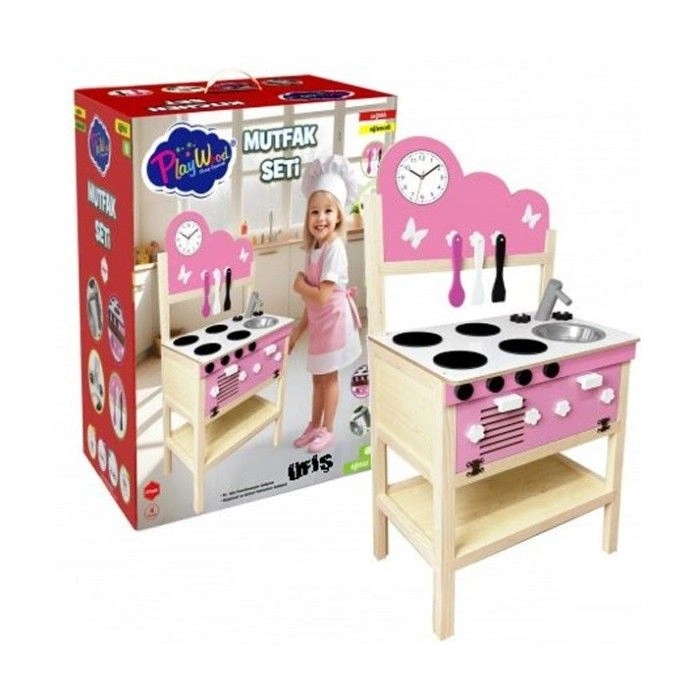 ONYIL ONY-408 KUTUDA AHŞAP MUTFAK SETİ ++