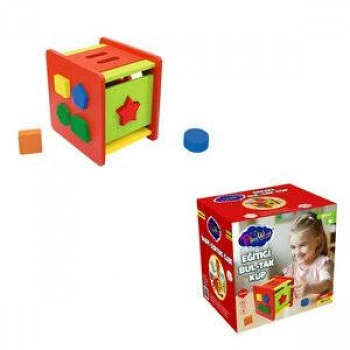 ONYIL ONY-411 KUTUDA AHŞAP EĞİTİCİ BUL- TAK KÜP