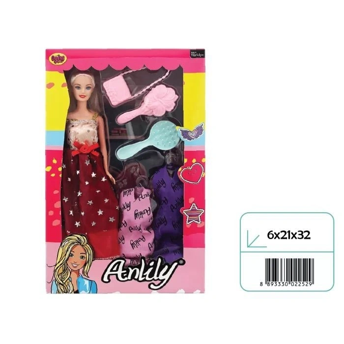OYDAŞ 02252 ANLILY BEBEK 2 YEDEK ELBİSELİ *72