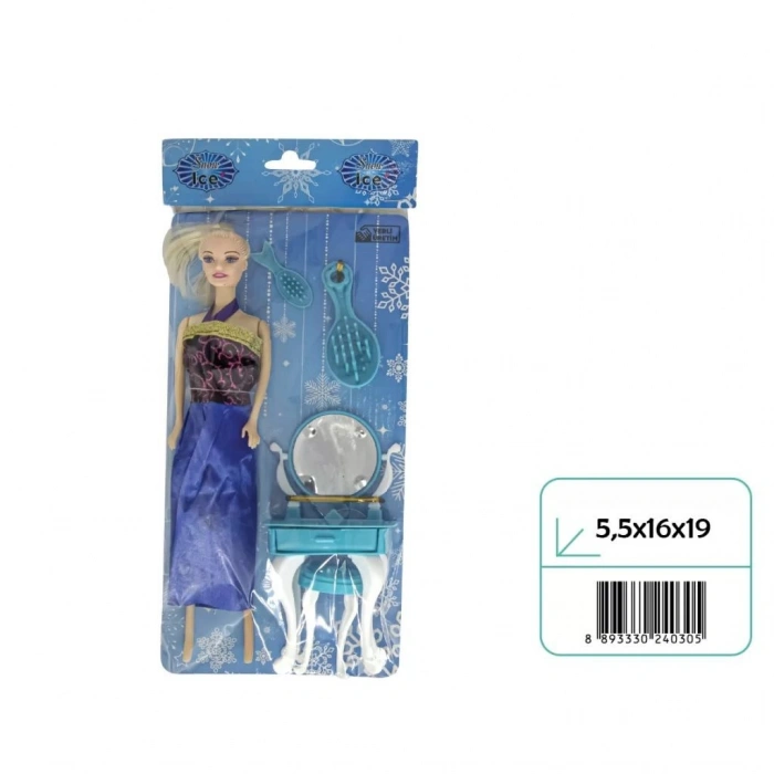 OYDAŞ 02403 KART SNOW ICE MAKYAJ MASALI BEBEK*144*
