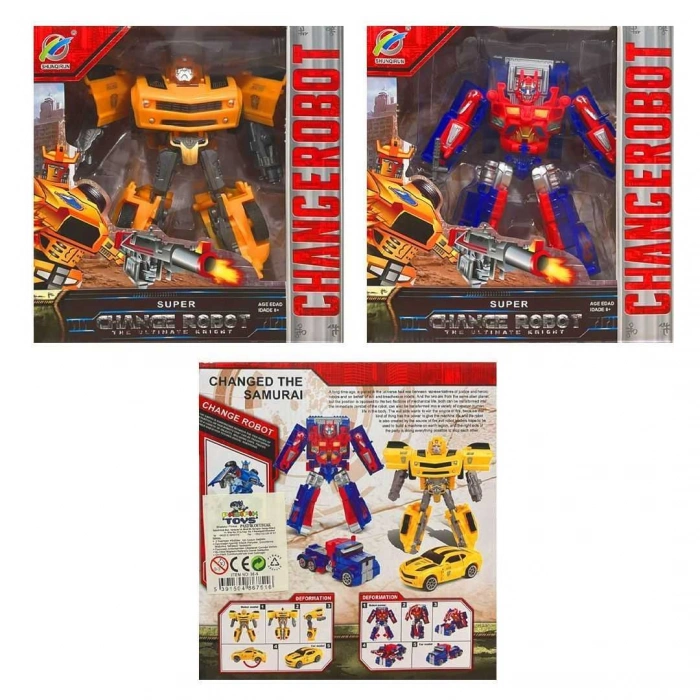 PASİFİK 38-6 TRANSFORMENS ROBOT(72AD/KOLİ)