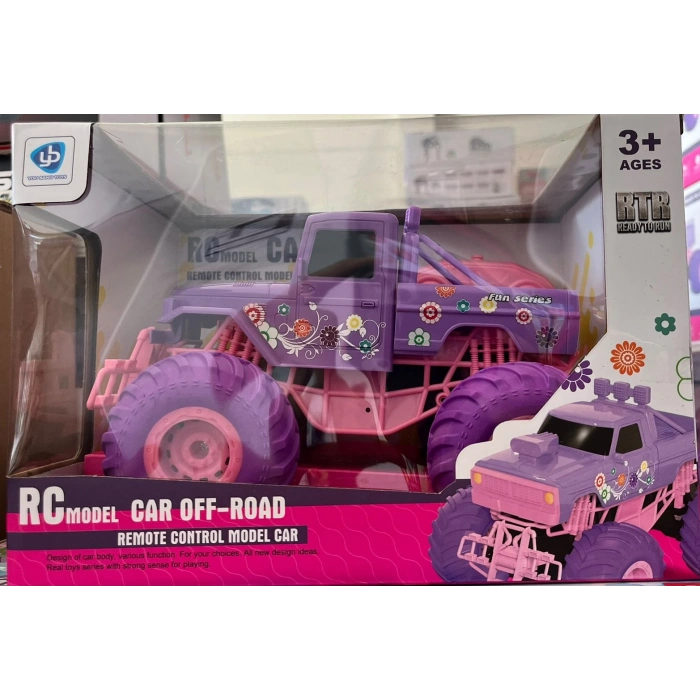 PASİFİK 955-199/HFD2+ UZK.KUM.ŞARJLI PEMBE JEEP (24AD)