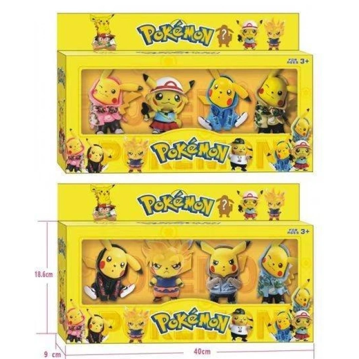 PRESTİJ 53613 KUTULU 4 LÜ POKEMON  SET