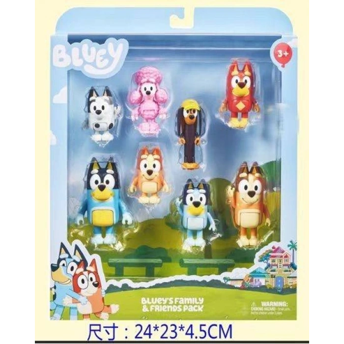PRESTİJ 638316 KUTULU 8 Lİ BLUEY SET