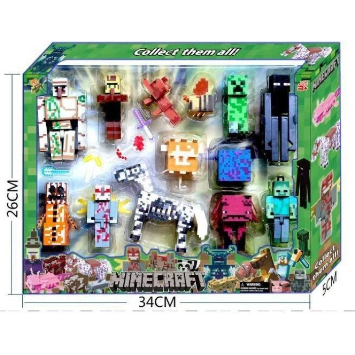 PRESTİJ 683273 KUTULU 12 PARÇALI MINECRAFT SET