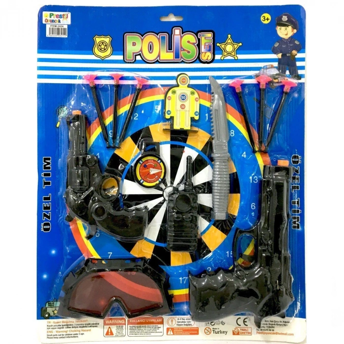 PRESTİJ FAB.2424  KARTELALI BÜYÜK TABANCALI POLİS