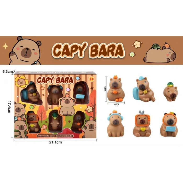 PRESTİJ ZS.222-113  KUTULU 6 LI CAPY BARA SET