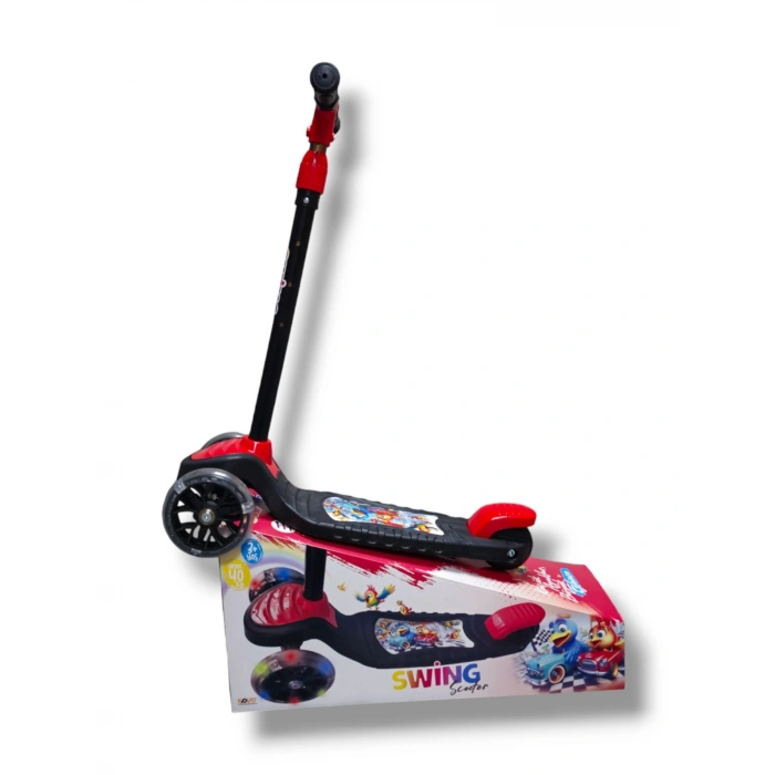 SWİNG SCOOTER KIRMIZI IŞIKLI (KUTULU) SWSC1-I
