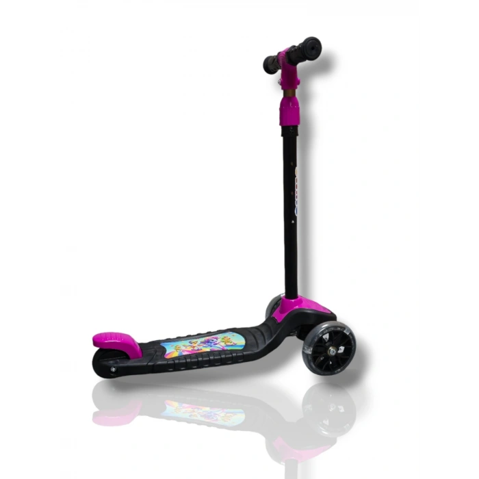 SWİNG SCOOTER PEMBE IŞIKLI (KUTULU) SWSC5-I