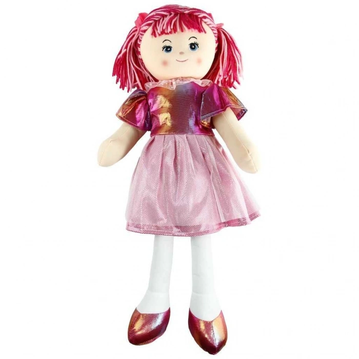 VARDEM AY950C 50 CM PARLAK ELBİSELİ BEZ BEBEK