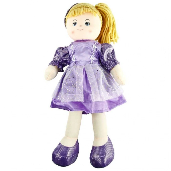 VARDEM AY950C 50 CM PARLAK ELBİSELİ BEZ BEBEK