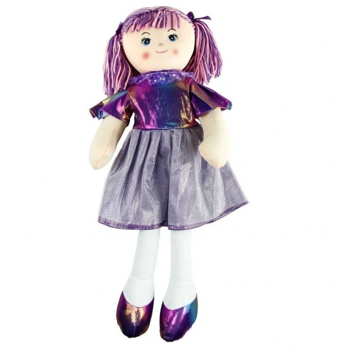 VARDEM AY950C 50 CM PARLAK ELBİSELİ BEZ BEBEK