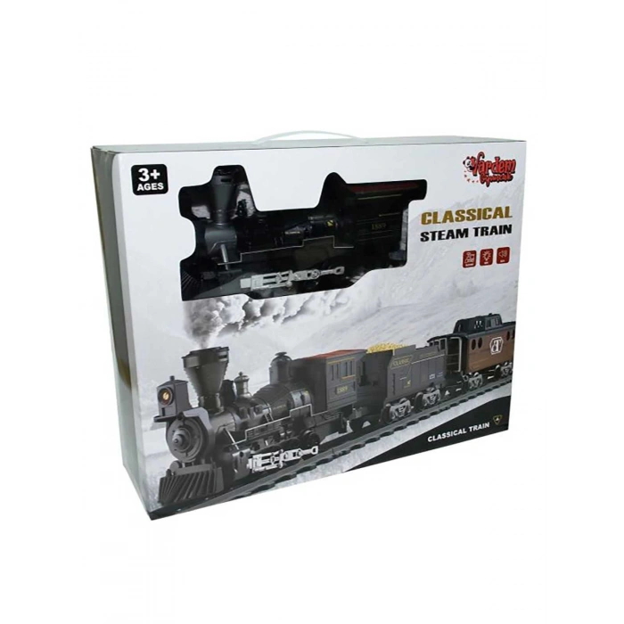 VARDEM FF-1613A IŞIKLI VE SESLİ CLASSIC BUHARLI TREN SET
