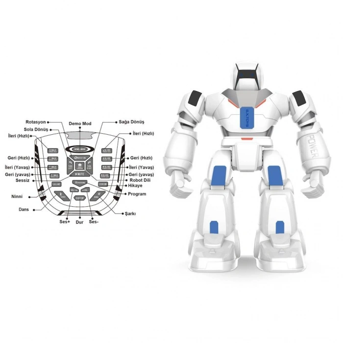VARDEM G16 UK FF SARJLI INTERAKTIF HAREKETLI DANSCI ROBOT