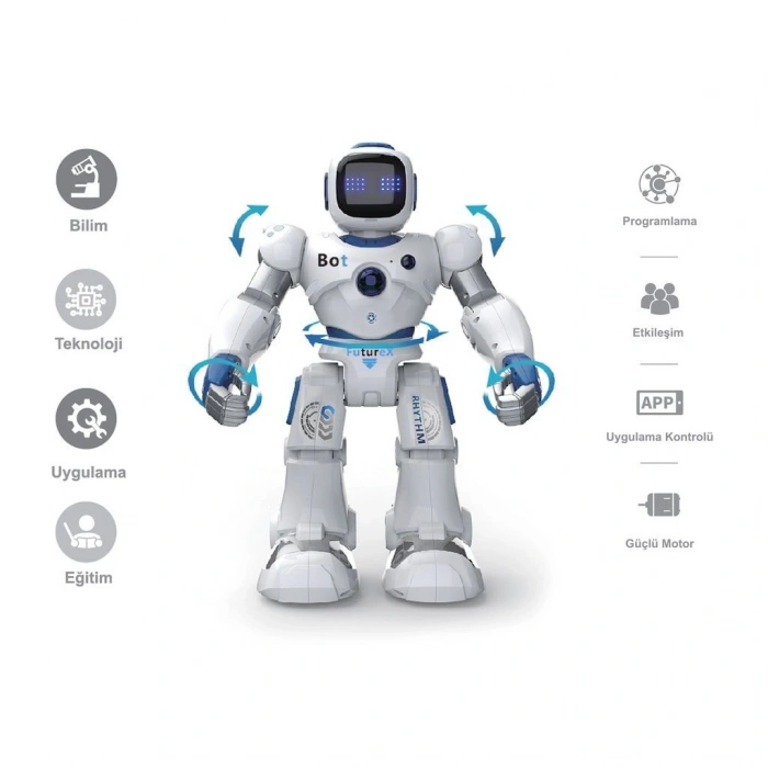 VARDEM GAW-1088 U/K İNTERAKTİF ŞARJLI EĞİTİCİ, EĞLENDİRİCİ AKILLI BÜYÜK ROBOT