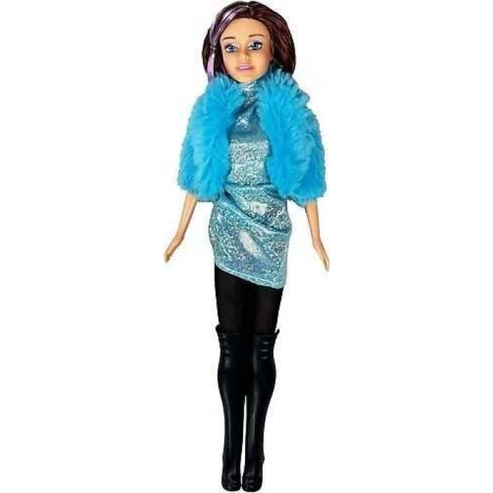 VARDEM WG-66771(48PCS) KUTULU 29CM PARLAK DRAPE ELBİSELİ BEBEK