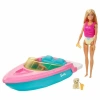 MATTEL GRG30 BARBİE BEBEK VE TEKNESİ OYUN SETİ*1