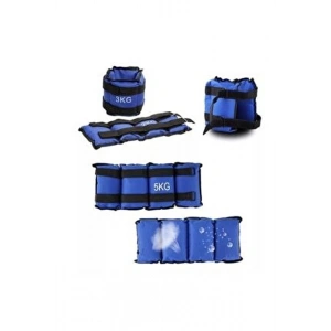 BUSSO BS-20 EL & AYAK AĞIRLIĞI 0,5 KG * 2 ADET  0,5 KG MAVİ *10