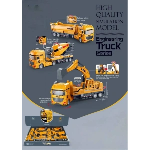 KZL-706-40 SÜRTMELİ 25CM İNŞAAT ARAÇLARI 6 LI KUTU *48