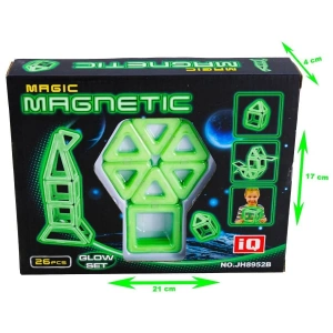 KZL-JH8952B MANYETİK LEGO SİHİRLİ 26 PARÇA PARLAYAN *72