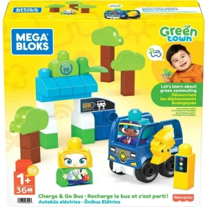 MATTEL HDX90 MEGA BLOKS DOĞA DOSTU OTOBÜS SETİ *1