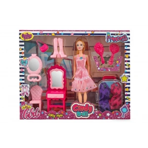 OYDAŞ 02454 CINDY DOLL BAVULLU MAKYAJ MASALI  BEBEK