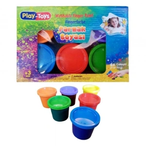 PLAYTOYS FINGER PAINT 6X50 ML *24