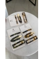 3lü Kemik Detay Pens Toka