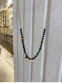 Çelik Siyah Boncuk Kolye