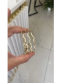 Çelik Zikzak Ajda Bilezik
