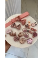 Hediye Çanta Kutulu Kız Çocuk Toka Seti 18li