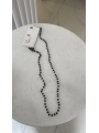 Özel Seri Siyah Kristal Boncuk Kolye