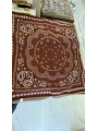 Renkli Etnik Desen 70x70 Pamuklu Fular
