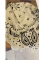 Şal Desen 90x90 Pamuklu Fular Şal